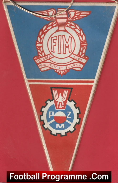 Poland Final Speedway Pennant Flag 1979 Polish Polska - Image 3