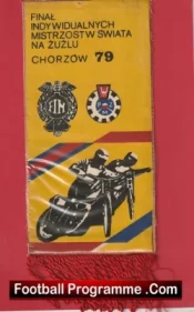 Poland Final Speedway Pennant Flag 1979 Polish Polska