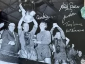 Manchester United 1968 European Cup Final Multi Autographed Picture Man Utd