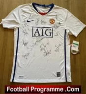 Manchester United Multi Autographed Signed Football Shirt 2009 v Mothwerwell
