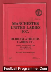 Manchester United Ladies v Oldham Athletic 1996 – Man Utd Women