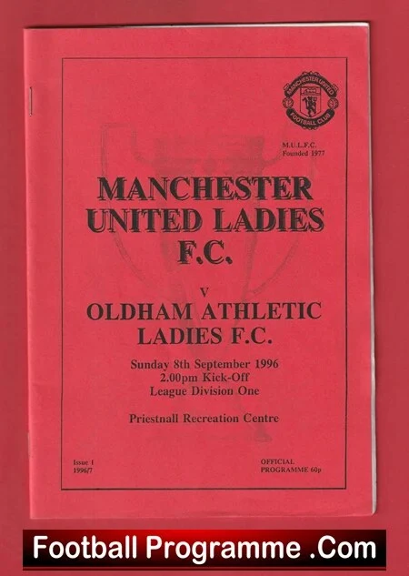 Manchester United Ladies v Oldham Athletic 1996 - Man Utd Women - Image 2