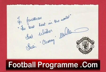 Manchester United Brian McClair Autographed Signed Sheet Man Utd - Image 2