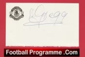 Manchester United Harry Gregg Autographed Signed Sheet Man Utd