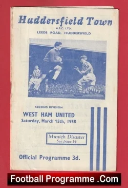  Welling United v West Ham United 1995 Football Programme .COM Football Programmes Memorabilia