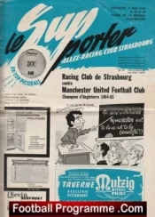 Racing Club Strasbourg v Manchester United 1965 – France Man Utd