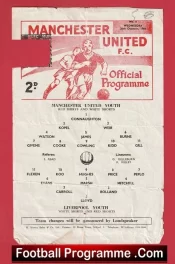 Manchester United v Liverpool 1966 – Youth Match + Brian Kidd