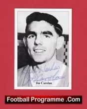 Manchester United Joe Carolan Autograph Signed Football Card Man Utd
