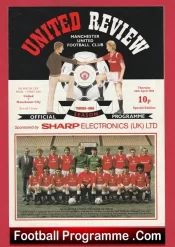 Manchester United v Manchester City 1986 Youth Cup Final First Leg