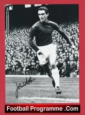 Manchester United John Aston Autographed Signed Picture Man Utd