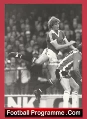Manchester United Gordon McQueen Autographed Signed Press Photo Man Utd