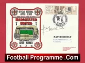 Manchester United Ray Wilkins Autographed Signed FDC 1982