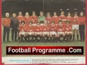 Manchester United Multi Autographed Signed Picture Man Utd 1970s