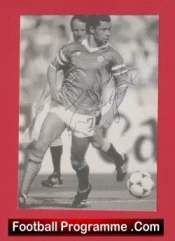  Manchester United Paul McGrath Autograph Signed Picture Man Utd Football Programme .COM Football Programmes Memorabilia