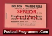 Bolton Wanderers Season Ticket Book – Unused 1979 – 1980