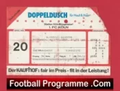 FC Cologne v Glasgow Rangers 1982 – Football Ticket Germany