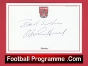 Arsenal Arfon Griffiths Autograph Signed Crested Card