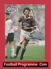 Heart Of Midlothian Dave McPherson Autograph Signed Football Card Hearts