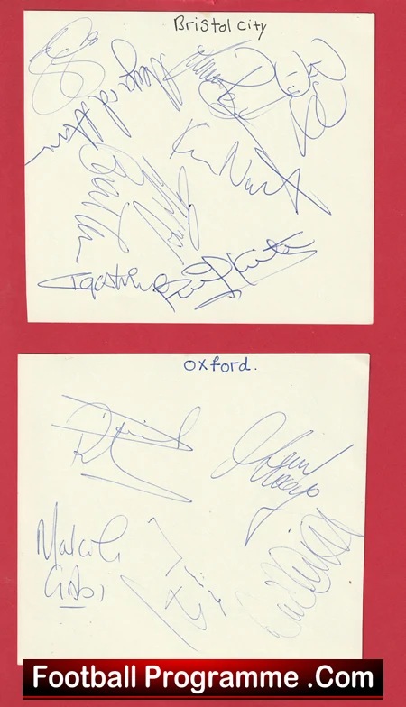Brentford Multi Autographed Signed Sheet - Image 4
