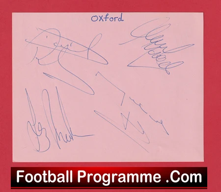 Brentford Multi Autographed Signed Sheet - Image 5