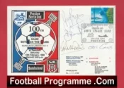 Sunderland v Stoke City 1986 – 100th Game Multi Signed FDC