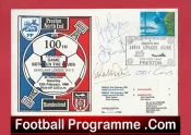 Sunderland v Stoke City 1986 – 100th Game Multi Signed FDC