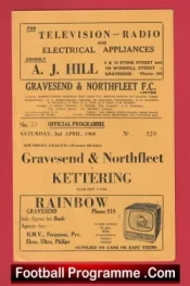 Gravesend Northfleet v Kettering Town 1960