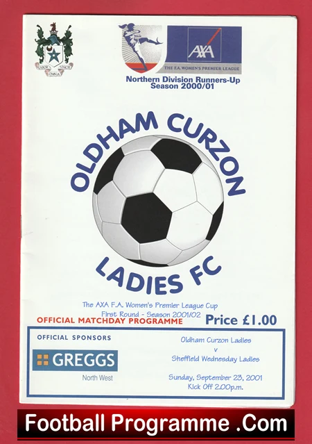 Oldham Athletic Ladies v Sheffield Wednesday 2001 - Womens Football - Image 2