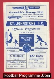 St Johnstone v Airdrieonians Airdrie 1961 – Sir Alex Ferguson Footballer
