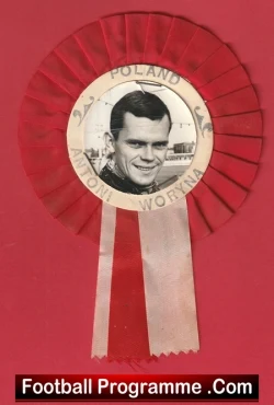  Poland Speedway Rosette Andrzei Pogoselski 1960s - Polish Football Programme .COM Football Programmes Memorabilia