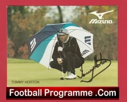  Mens Golf Miguel Angel Jimenez Autograph Signed Picture Golfer Football Programme .COM Football Programmes Memorabilia
