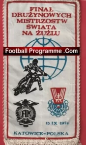 Poland Final Speedway Pennant Flag 1974 Polish Polska