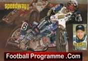 Jason Crump Autograph Signed Picture Speedway Rider