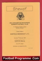Wolverhampton Ladies v Sheffield Wednesday 1998 – Womens Football