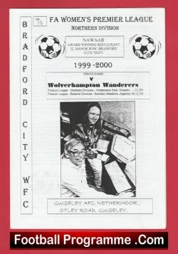  Wolverhampton Ladies v Bloxwich Town 1997 - Womens Football Football Programme .COM Football Programmes Memorabilia