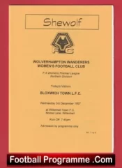 Wolverhampton Ladies v Bloxwich Town 1997 – Womens Football
