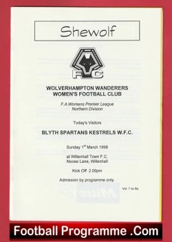  Hassocks Ladies v Horsham 1993 - Womens Football Football Programme .COM Football Programmes Memorabilia