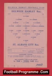 Dulwich Hamlet v St Albans City 1946 – Reserves Match