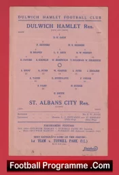 Dulwich Hamlet v St Albans City 1946 – Reserves Match