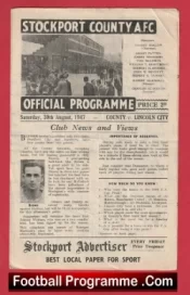 Stockport County v Lincoln City 1947 – 1940s