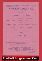 Dulwich Hamlet v Ilford 1947 – Reserves Match