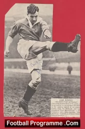 Manchester United Jack Rowley Autograph Signed Picture Man Utd 1940’s