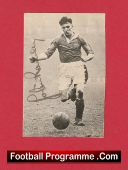  Manchester United Mitten + Rowley Autographed Signed Picture Man Utd 1940s Football Programme .COM Football Programmes Memorabilia