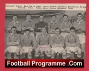 Manchester United Bill Foulkes Autographed Signed Picture Man Utd 1950s
