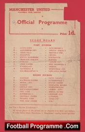 Manchester United v Barnsley 1957 – Reserves Busby Babes Albert Scanlon