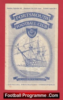  Weymouth v Portsmouth 1956 - Friendly Match 1950s Football Programme .COM Football Programmes Memorabilia