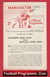 Manchester United v Newcastle United 1962 – Man Utd FA Youth Cup