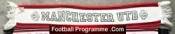 Manchester United Old Football Scarf – 14 – Red and Black