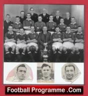 Manchester United Multi Autographed Signed Picture Man Utd 1948 Cup