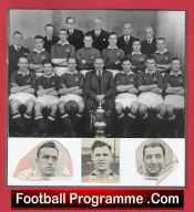 Manchester United Multi Autographed Signed Picture Man Utd 1948 Cup